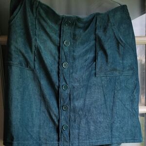 Women's Mini Skirt - Dark Green